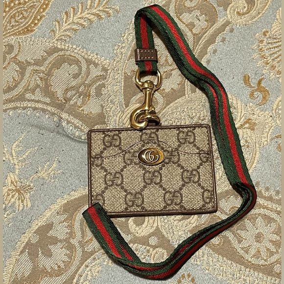 ❤️SOLD❤️Brand New Authentic Gucci Ophidia Lanyard Card Case - Picture 2 of 13